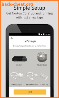 Norton Core Secure WiFi Router screenshot