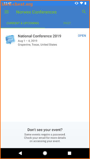 Norwex Conferences screenshot