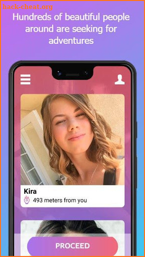 Not-for-love dating app screenshot