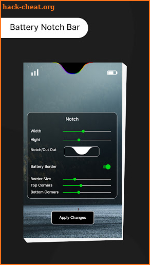 Notch Battery Bar & Energy Ring 2020 screenshot