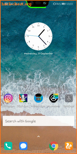 Notch Battery bar trial - Live wallpaper screenshot