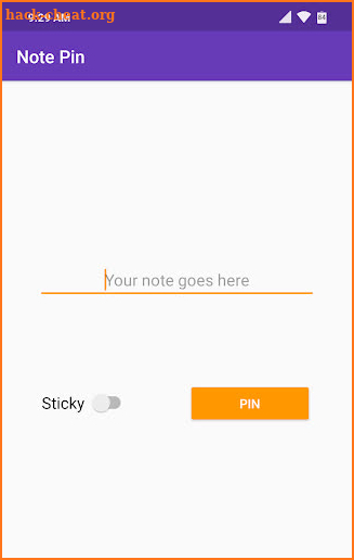 Note Pin screenshot