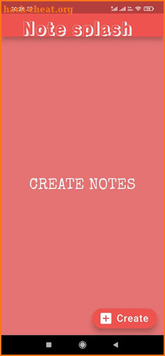 Notes splash screenshot