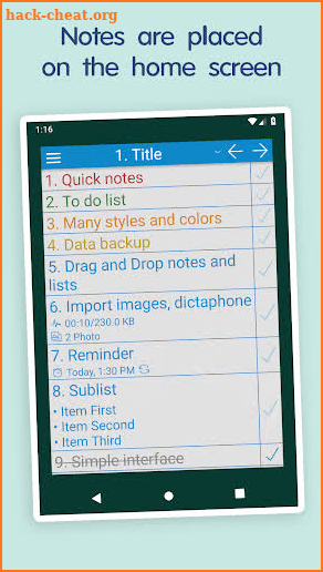 NoteToDo - Notes & To Do List screenshot