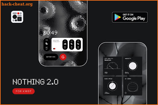 Nothing 2.0 for KWGT screenshot
