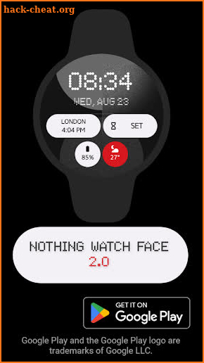 Nothing Watch Face 2.0 screenshot