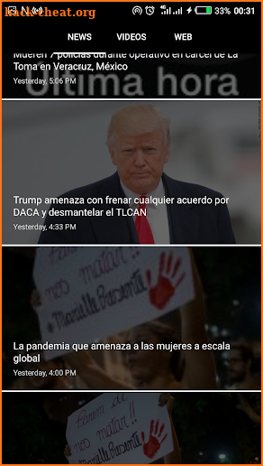 Noticias: CNN en Español screenshot