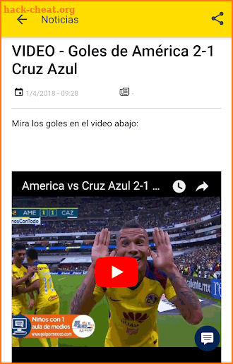 Noticias del Club América screenshot