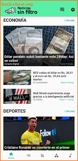 Noticias Sin Filtro screenshot