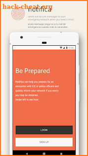 Notifica - Prepare Immigrants, Alerts, Rights screenshot