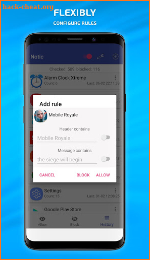 Notification blocker & history (pro) screenshot