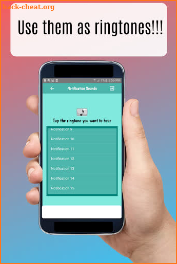 Notification Sounds for cell phone, amazing tones screenshot