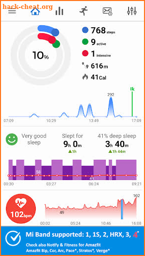 Notify & Fitness for Mi Band screenshot