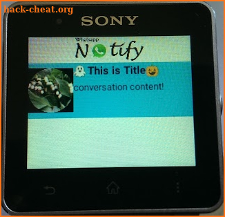 NotifyMe For WhatsApp SW2 screenshot