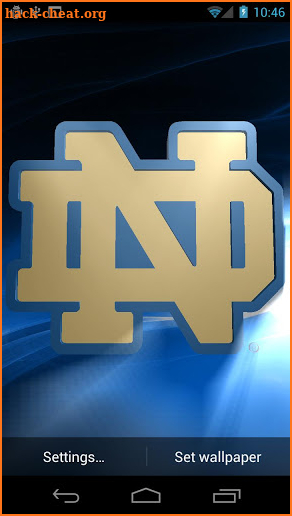 Notre Dame Irish Live WPs screenshot