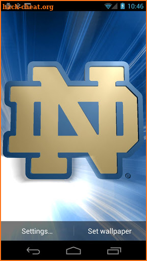 Notre Dame Irish Live WPs screenshot