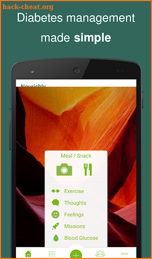 Nourishly - Diabetes & blood sugar screenshot