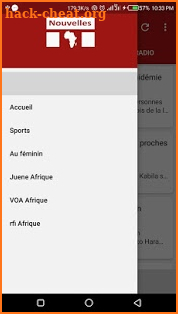 Nouvelles de l'afrique screenshot