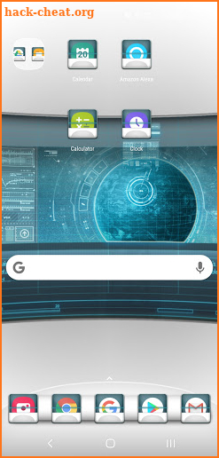 NOVA Launcher Theme - Starship Console screenshot