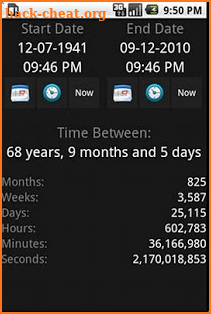 Now And Then - Date Calculator screenshot