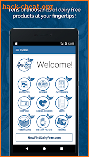 Now Find Dairy Free screenshot