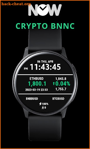 NOW1: Crypto BNNC Watch Face screenshot