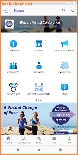 NPacers Virtual Conference2020 screenshot