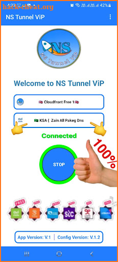 NS Tunnel ViP VPN screenshot