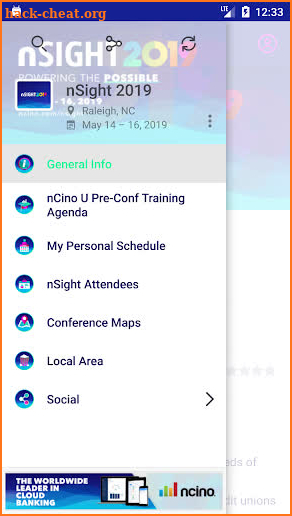 nSight 2019 screenshot