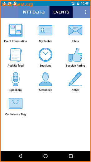 NTT DATA Services Events screenshot