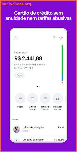 Nubank: conta, cartão e mais screenshot