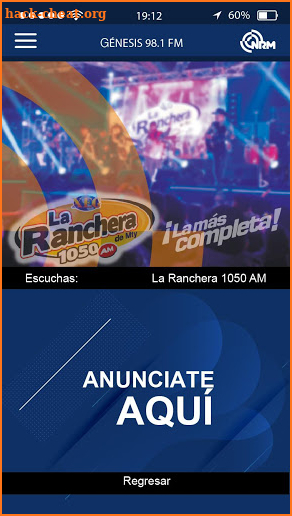 NUCLEO RADIO screenshot