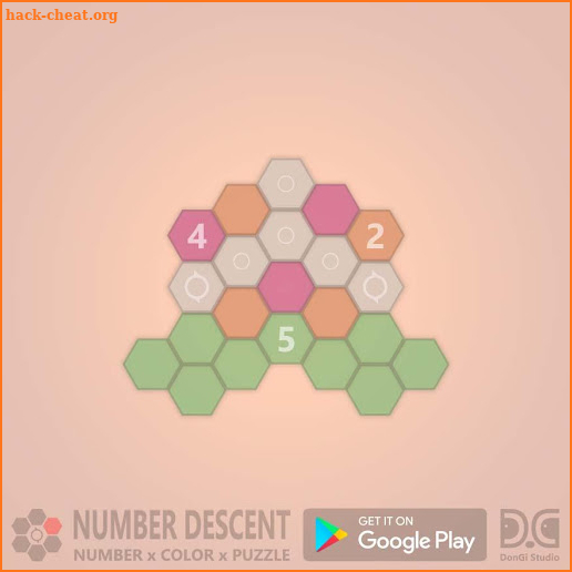 Number Descent: 1 Line Puzzle screenshot