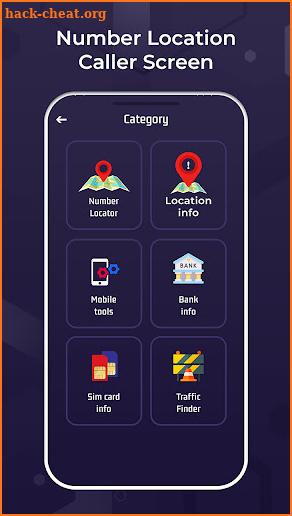 Number Location Caller Screen screenshot