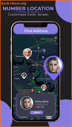 Number Location Caller Screen screenshot