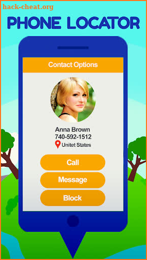 Number locator and call blocker screenshot