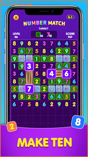 Number Match: Ten Crush Puzzle screenshot