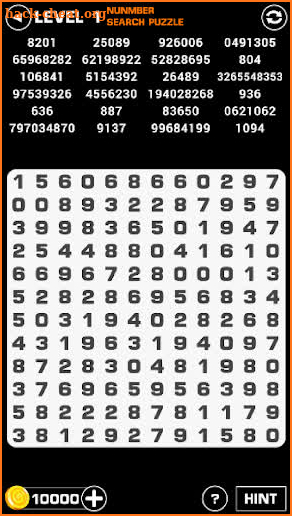 Number Search Puzzle : Game Of Numbers screenshot