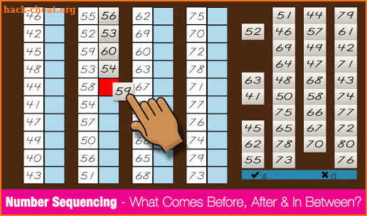 Number Sequencing - Before, After & In Between screenshot