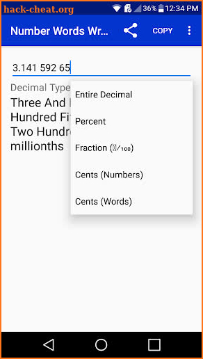 Number Words Writer Lite screenshot