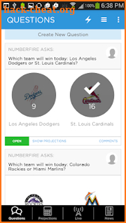 numberFire Fantasy Sports screenshot