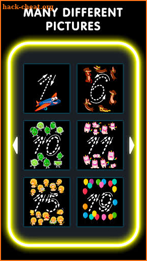 Numbers for kids: offline game screenshot