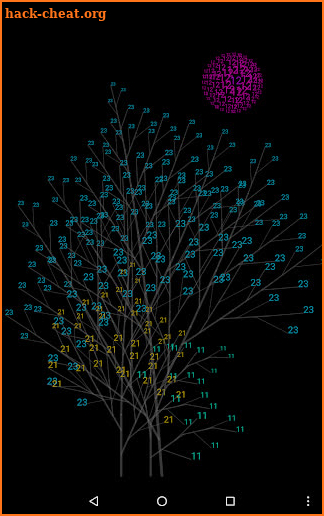 NumberTree PRO Clock LWP screenshot