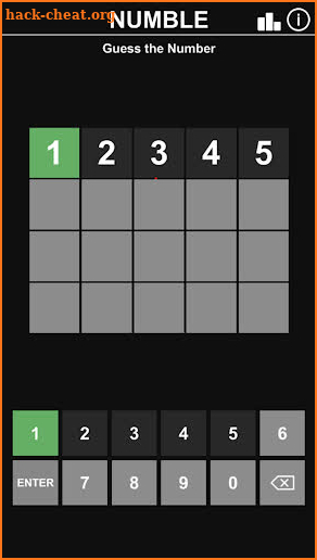 Numble - Wordle with numbers screenshot