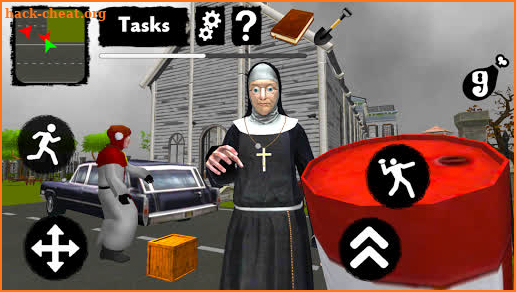 Nun and Monk Neighbor Escape 3D screenshot