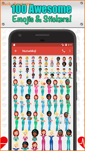 NurseMoji - All Nurse Emojis screenshot