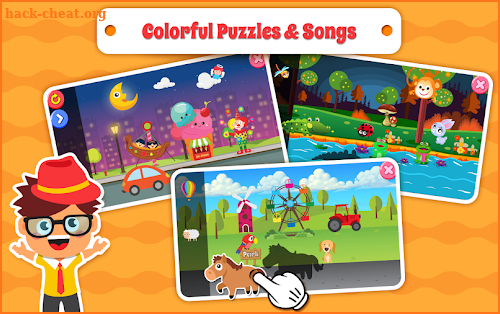 Nursery Rhymes Songs & Kids Puzzle Games Free screenshot