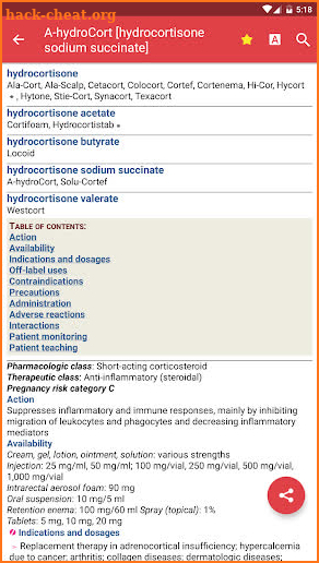 Nurse’s Drug Handbook screenshot