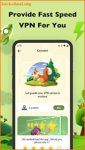 Nutcat VPN screenshot