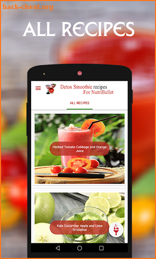 NutriBullet Recipes - Detox Smoothie Recipes screenshot